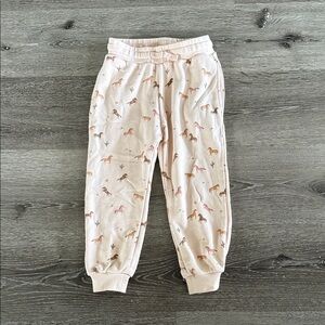 Rylee + Cru Horses Relaxed Jogger Horse Print, Size 4/5